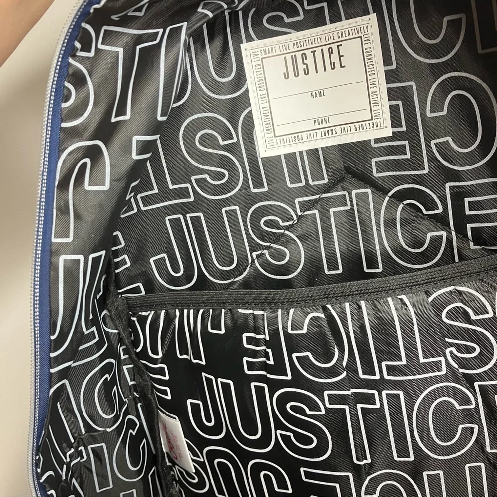 Justice backpack paint splatter design large‎